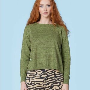 BOGO! Gorman Cotton Pullover Sweater Crewneck Heather Green Size 4 / Small